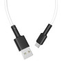 Кабель USB - Type-C 1м Borofone BX31  3А/18W, силикон, черный