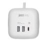 Удлинитель JazzWay EC-03U-150-wh куб (3 роз,3USB(2A+1C) 1,5м, выключ, заземл,16А, до 4000Вт) белый