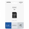 Карта памяти SDHC SmartBuy 64Gb Class 10 U3 (SDXC U3)