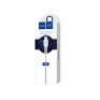 Кабель USB - lightning Hoco X20 1м 2,4А силикон
