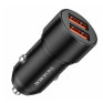 Адаптер автомобильный 2*USB 3A QC3.0 36W Borofone BZ19B