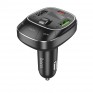 MP3 FM модулятор автомоб. Hoco E76 Pole (Bluetooth, 2*USB, PD, дисплей)