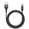 Кабель USB- lightning магнитный Hoco U76 1,2м 2A (только питание!)