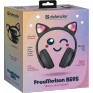 Гарнитура Bluetooth Defender B585 "CAT" LED (полноразм., microSD) чер. 63586