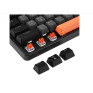 Клавиатура проводная Defender Black Raven GK-417 механ.,63кн.,RGB,USB сер45413