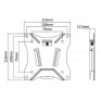 Кронштейн для ЖК фиксированный 13-27" (33-68см) до 25 кг UM810F