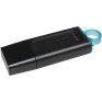 Флэш-диск Kingston 64GB USB 3.2 DataTraveler Exodia черный/бирюзовый