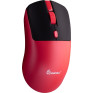 Мышь беспроводная SmartBuy SBM355AGR красно-черная, БЕЗЗВУЧНАЯ (2ААА не комп.)