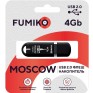 Флэш-диск Fumiko 4GB USB 2.0 Moscow черный