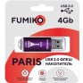 Флэш-диск Fumiko 4GB USB 2.0 Paris пурпурный