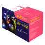 Гирлянда "Нить. Лучики" 100LED, бирюзов., 10м, т-зел.шнур Funray