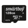 Карта памяти microSDHC SmartBuy 128Gb Cl 10 U3 V30 с адапт (ВИДЕОНАБЛЮД)