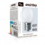 Лампа светодиодная Smartbuy G45 1w E27 3000K Clear (для уличной гирлянды)
