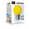Лампа светодиодная Smartbuy G45 1w E27 желтая (для уличной гирлянды)