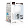 Лампа светодиодная Smartbuy G45 1w E27 3000K Matte (для уличной гирлянды)