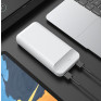 Внешний аккумулятор 20000mAh Hoco J52A (in - M/out - 2U) белый