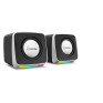 Колонки SmartBuy 2.0 Mini Pro, 6Вт, USB, RGB-подсветка, черные SBA-5550
