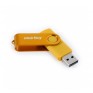 Флэш-диск SmartBuy 4GB USB 2.0 Twist желтый
