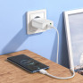 Адаптер сетевой Type-C + USB PD65W / QC3.0 Borofone BN10