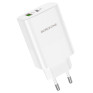 Адаптер сетевой Type-C + USB PD65W / QC3.0 Borofone BN10