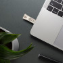 Флэш-диск Fumiko 64GB USB 2.0 Madrid металл, серебро