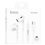 Гарнитура Hoco M101 Max Crystal (вкладыши) разъем Type-C, белая (iP15)