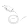 Адаптер сетевой с кабелем USB - microUSB 3A QC3.0 Hoco C12Q