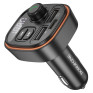 MP3 FM модулятор автомоб. Borofone BC59 (Bluetooth, 2*USB, PD, дисплей) черный