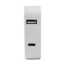 Разветвитель на 2 розетки,1*USB,1*Type-C,без заземл.,16А, белый Фаzа FAS-2AC-wh (до 2500Вт, поворот)
