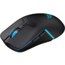 Мышь беспроводная Defender GM-142 Solas игровая, черная, 2.4ГГц+BT+провод., RGB, встр.АКБ, 52142