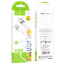 Кабель USB - Type-C 1м Hoco X109  3А/18W, силикон, белый