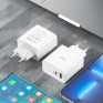 Адаптер сетевой Type-C + USB PD65W / QC3.0 Hoco C113A
