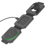 Беспроводное З\У Hoco CQ4 Unique Magnetic 3-in-1, 15Вт, черное