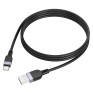 Кабель USB - Type-C 2м Hoco X109  3А/18W, силикон, черный