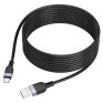 Кабель USB - Type-C 3м Hoco X109  3А/18W, силикон, черный