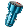 Адаптер автомобильный USB + Type-C 3.4А QC3.0 18W + PD30W + дисплей Hoco Z50