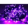 Уличная гирлянда "Нить" 500LED, 44м, сирен., (матов), чер.шнур, 8 реж., до -30