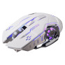 Мышь беспроводная SmartBuy SBM724AGW игровая, белая, RGB, встр.АКБ, БЕЗЗВУЧ.
