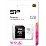 Карта памяти microSDHC Silicon Power 128Gb Superior UHS-I U3 A1 V30 б/адап