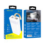 Внешний аккумулятор 30000mAh Borofone BJ18A (in - T,M/out - 2U) дисплей, белый