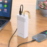 Внешний аккумулятор 30000mAh Borofone BJ18A (in - T,M/out - 2U) дисплей, белый