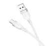 Кабель USB - Type-C 1м Hoco X109  3А/18W, силикон, белый