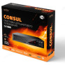 РЕСИВЕР ЦИФРОВОЙ DVB-T2/C Perfeo "Consul" металл, дисплей, б/б, PF_A4413