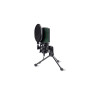 Микрофон Ritmix RDM-126 PRO на треноге, черно-зеленый