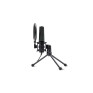 Микрофон Ritmix RDM-126 PRO на треноге, черно-зеленый