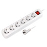 Удлинитель Smartbuy (6 роз., 3м, выключ., заземл., 16А) SBE-16-6-03-ZS
