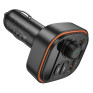 MP3 FM модулятор автомоб. Borofone BC59 (Bluetooth, 2*USB, PD, дисплей) черный
