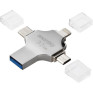 Флэш-диск SmartBuy 32GB USB 3.0 MC15 Metal Quad (Lightning+microUSB+TypeC