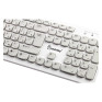 Клавиатура беспроводная SmartBuy 252 бело-серая SBK-252AG-WC