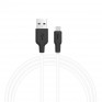 Кабель USB - microUSB Hoco X21 1м 2А силикон